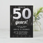 Invitation 50e anniversaire Black Silver Party (Debout devant)