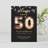 Invitation 50e anniversaire Bright Lights (Debout devant)