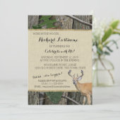 Invitation 50e anniversaire Buck avec Camo de chasse (Debout devant)