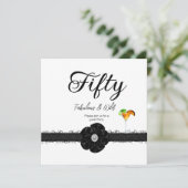 Invitation 50e Anniversaire Cocktails Balloons (Debout devant)