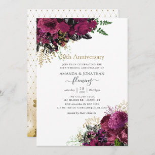 Invitation 50e anniversaire de la Bourgogne vintage et de l'o