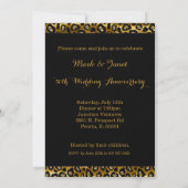 Invitation 50e anniversaire de la conception de léopard exoti (Dos)