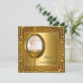 Invitation 50e Anniversaire de la fête de l'or blanc (Debout devant)