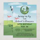 Invitation 50e anniversaire de la fête du golf (Devant / Derrière)