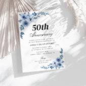 invitation 50e anniversaire de la floraison bleue