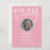 Invitation 50e Anniversaire de la partie de golf des femmes T (Devant)