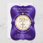 Invitation 50e anniversaire de l'église / 50e anniversaire du (Devant)