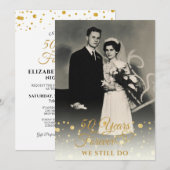 Invitation 50e anniversaire DE LONGUES ANNÉES VERS L'ÉTERNEL (Devant / Derrière)