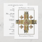 Invitation 50e anniversaire de l'ordre des prêtres (Devant / Derrière)