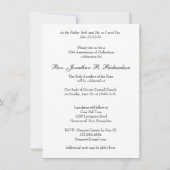 Invitation 50e anniversaire de l'ordre des prêtres (Dos)