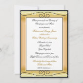 Invitation 50e anniversaire de mariage (Dos)