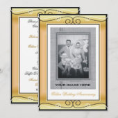 Invitation 50e anniversaire de mariage (Devant / Derrière)