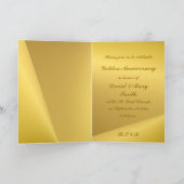 Invitation 50e anniversaire de mariage (Intérieur)