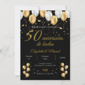 Invitation 50e anniversaire de mariage (Devant)