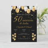 Invitation 50e anniversaire de mariage (Debout devant)