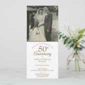 Invitation 50e anniversaire de mariage 3 Photo (Debout devant)