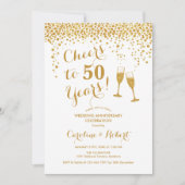 Invitation 50e anniversaire de mariage - À vos 50 ans (Devant)