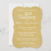 Invitation 50e anniversaire de mariage avec photo - Nous somm (Devant)