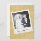 Invitation 50e anniversaire de mariage avec photo sur un côté (Dos)