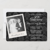 Invitation 50e anniversaire de mariage avec photo vintage (Devant)