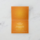 Invitation 50e anniversaire de mariage chaîne scintillante or (Intérieur)