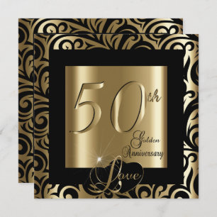 Invitation 50e anniversaire de Mariage d'or