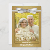 Invitation 50e anniversaire de Mariage d'or Photo (Devant)