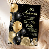 Invitation 50e anniversaire de mariage doré