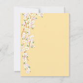 Invitation 50e anniversaire de mariage Fleur Jaune et Blanche (Dos)