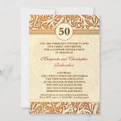 Invitation 50e anniversaire de mariage i (Dos)