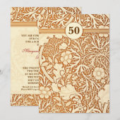 Invitation 50e anniversaire de mariage i (Devant / Derrière)