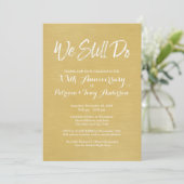 Invitation 50e anniversaire de mariage - Nous faisons encore  (Debout devant)