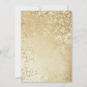 Invitation 50e anniversaire de mariage or (Dos)