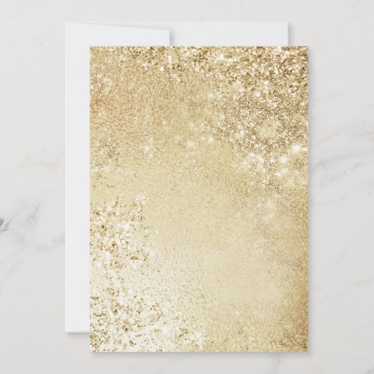 Invitation 50e anniversaire de mariage or (Dos)