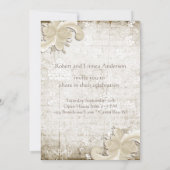 Invitation 50e anniversaire de mariage personnalisé style Tel (Dos)