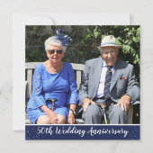 Invitation 50e anniversaire de mariage photo (Devant)