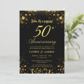 Invitation 50e anniversaire de mariage surprise (Debout devant)
