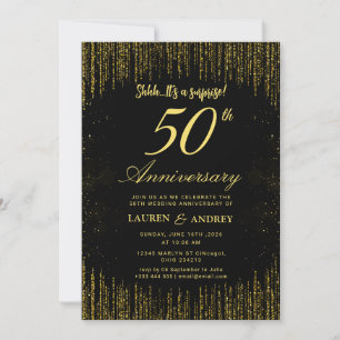 Invitation 50e anniversaire de mariage surprise