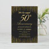 Invitation 50e anniversaire de mariage surprise (Debout devant)
