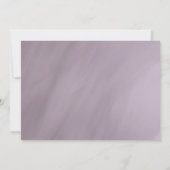 Invitation 50e anniversaire de naissance prune mat cadre or (Dos)