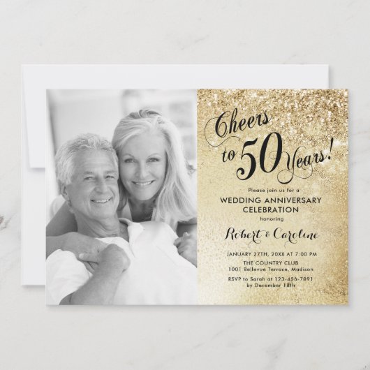 Invitation 50e anniversaire d'or (Devant)