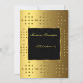 Invitation 50e anniversaire d'or (Dos)