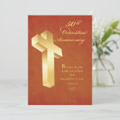 Invitation 50e anniversaire d'Ordination Gold Cros (Debout devant)
