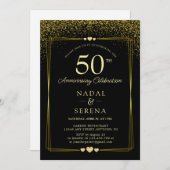 Invitation 50e anniversaire du Mariage (Devant / Derrière)