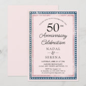 Invitation 50e anniversaire du Mariage (Devant / Derrière)