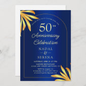 Invitation 50e anniversaire du Mariage (Devant / Derrière)