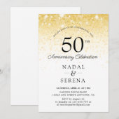 Invitation 50e anniversaire du Mariage (Devant / Derrière)