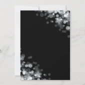 Invitation 50e anniversaire du Mariage Black & Silver (Dos)