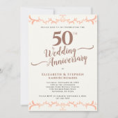 Invitation 50e anniversaire du Mariage de la Pêche (Devant)