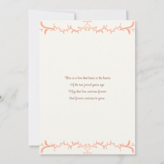 Invitation 50e anniversaire du Mariage de la Pêche (Dos)